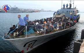 نجات حدود 900 مهاجر در سواحل لیبی