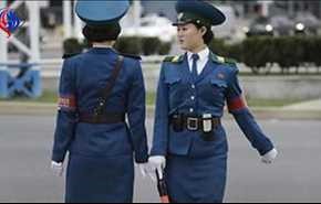 خانم های " راهنمایی و رانندگی " در کره شمالی+تصاویر