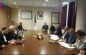 دور اول گفتگوهای ظریف با وزیر خارجۀ الجزایر برگزار شد
