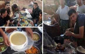 بالصور.. مائدة الإفطار لقوات الحماية الشعبية في كفريا و فوعة
