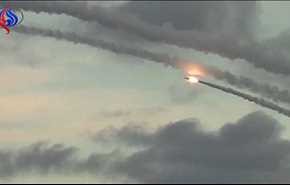 الدفاع الروسية تنشر فيديو للقصف الصاروخي على مواقع لـ