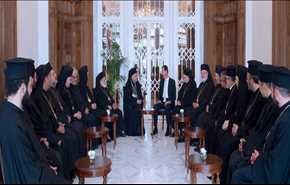 الرئيس الأسد يستقبل وفد بطريركية الروم الملكيين الكاثوليك