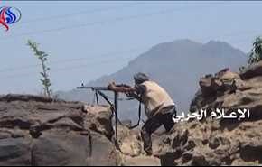 بالفيديو: لحظة استهداف المرتزقة في صرواح والفتك بهم في تعز