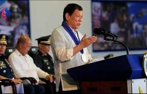 رئیس جمهور فیلیپین: جگر عناصر مسلح را می‌خورم!