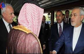 هكذا يعلق ظريف على مصافحته نظيره السعودي في تركيا