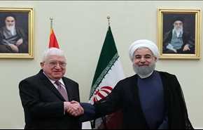 الرئيس العراقي يدعو الى الاستفادة من الخبرات الإيرانية في قطاعي النفط والبيئة