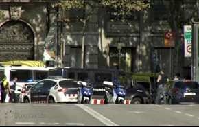 بالصور مسرح الأحداث بعد هجوم لاس رامبلاس في مدينة برشلونة الإسبانية