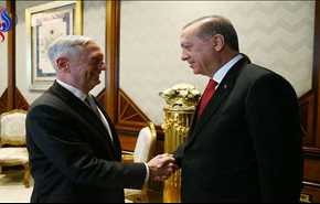 أردوغان وماتيس يؤكدان ضرورة الحفاظ على وحدة الأراضي السورية والعراقية