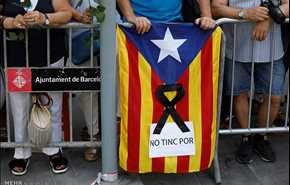 مشاهد من مسيرة احتشادية في برشلونة تندد بالإرهاب