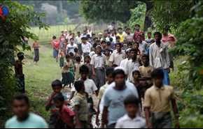 بالفيديو: آلاف الروهينغا عالقون على الحدود بعد منعهم من العبور نحو بنغلاديش