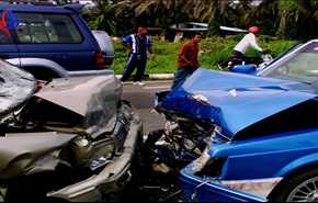 بالفيديو، لحظة انفجار سيارة وسط كييف