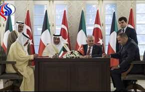 الكويت توقع 6 اتفاقيات مع تركيا