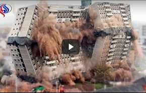 بالفيديو..لحظات مُرعبة لسقوط المباني الضخمة بفعل قوة زلزال المكسيك