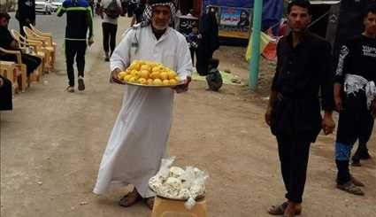 بالصور ...تحضير الطعام الخاص لزوار الامام الحسين (ع) في البصرة