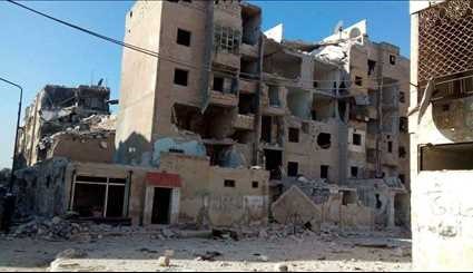 بالصور . مساكن هنانو في حلب بعد سيطرة الجيش السوري
