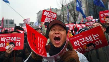 تواصل المظاهرات المناهضة للرئيس الكوري الجنوبي