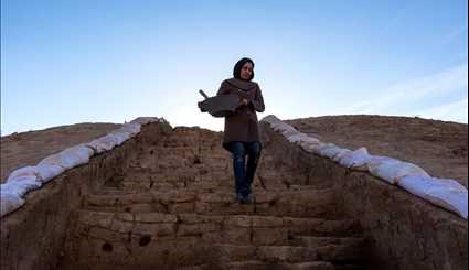 الكشف والتنقيب الأثري في مدينة نيشابور الايرانية