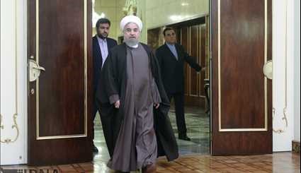 رئيس المجلس الاستشاري الاندونيسي ذولفيكي حسن يلتقي رئيس الجمهورية الاسلامية حسن روحاني