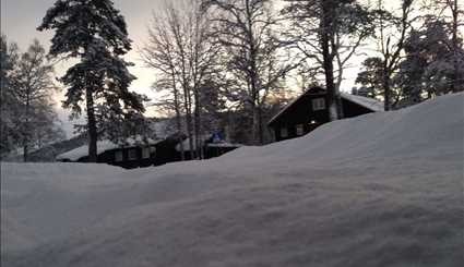 بالصور ...منظر الثلوج في النرويج
