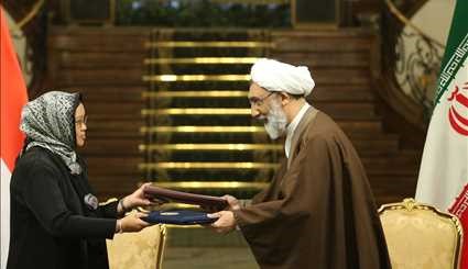 امضا چهار سند همکاری میان ایران و اندونزی/ تصاویر