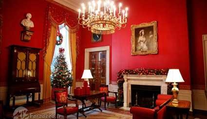 آخرین کریسمس اوباما در کاخ سفید +عکس