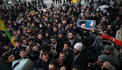 تجمع مردم مشهد مقابل کنسولگری ترکیه | تصاویر