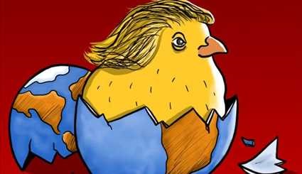 ترامپ رسما رئیس‌جمهور آمریکا شد | کاریکاتور
