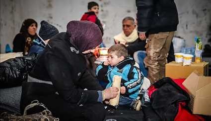 اهالي الفوعة وكفريا يصلون حلب