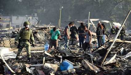 عشرات الضحايا في انفجار كبير بالمكسيك