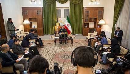 المؤتمر الصحفي لأمين المجلس الأعلى للأمن القومي الايراني