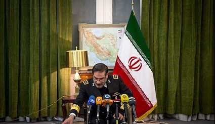 المؤتمر الصحفي لأمين المجلس الأعلى للأمن القومي الايراني
