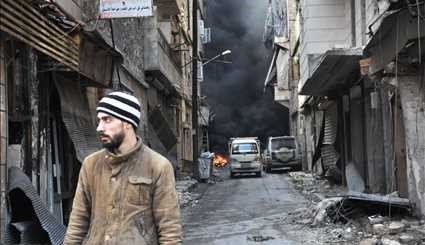 بازگشت مردم حلب +عکس