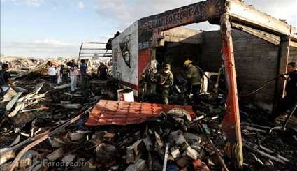 انفجار في سوق ألعاب نارية في المكسيك