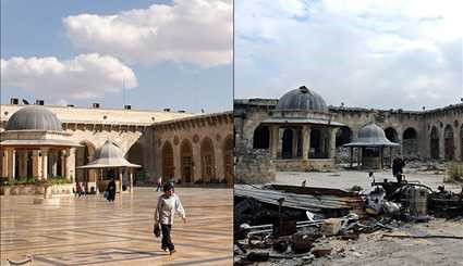 مدينة حلب قبل وبعد الحرب في صور