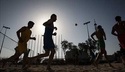 اردوی مشترک تیم ملی والیبال ساحلی ایران و تاجیکستان | تصاویر