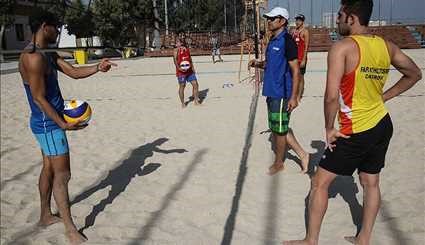 اردوی مشترک تیم ملی والیبال ساحلی ایران و تاجیکستان | تصاویر