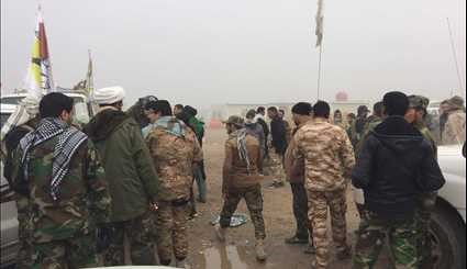 بالصور ..الدعم اللوجستي لقوات الحشد الشعبي العراقي في محافظة بيسان