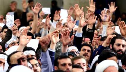 دیدار مردم قم با رهبر معظم انقلاب اسلامی | تصاویر