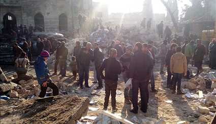 انفجار در اعزاز سوریه | تصاویر