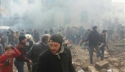 انفجار در اعزاز سوریه | تصاویر