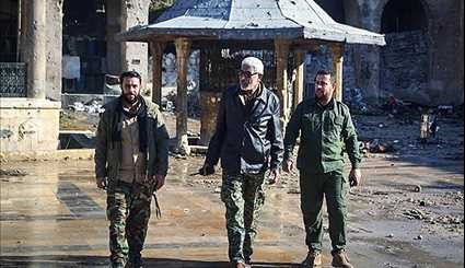 مقاتلو حركة المقاومة الاسلامية النجباء بعد تحرير حلب