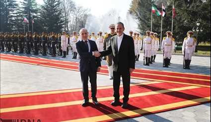 استقبال رسمی معاون اول رئیس جمهور از نخست وزیر سوریه | تصاویر