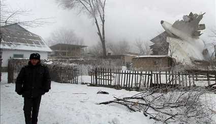 سقوط هواپیمای باری در قزاقستان | تصاویر