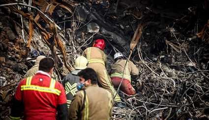 عمليات الانقاذ ورفع الأنقاض في اليوم الرابع لحادث انهيار مبنى بلاسكو