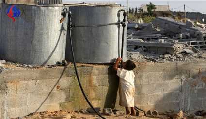 غزه ده سال است مزه آب لوله کشی نچشیده!
