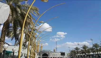 صور حديثة للعتبة الحسينية والعباسية المقدسة في كربلاء العراق