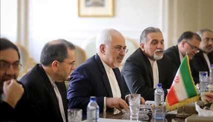 دیدار و کنفرانس مطبوعاتی وزیران خارجه ایران و فرانسه | تصاویر