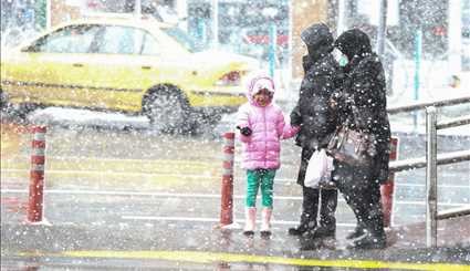 الثلوج تساقط الثلوج طهران