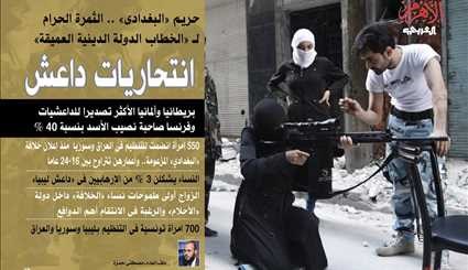 اقتحام العالم النسائي لتنظيم «داعش» وكشف أسرار «حريم البغدادي»!