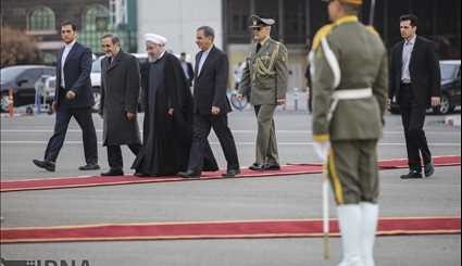 عزیمت رئیس جمهور به عمان/ تصاویر